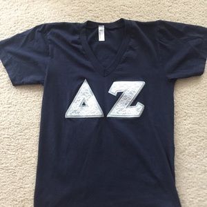 Delta Zeta lettered t-shirt